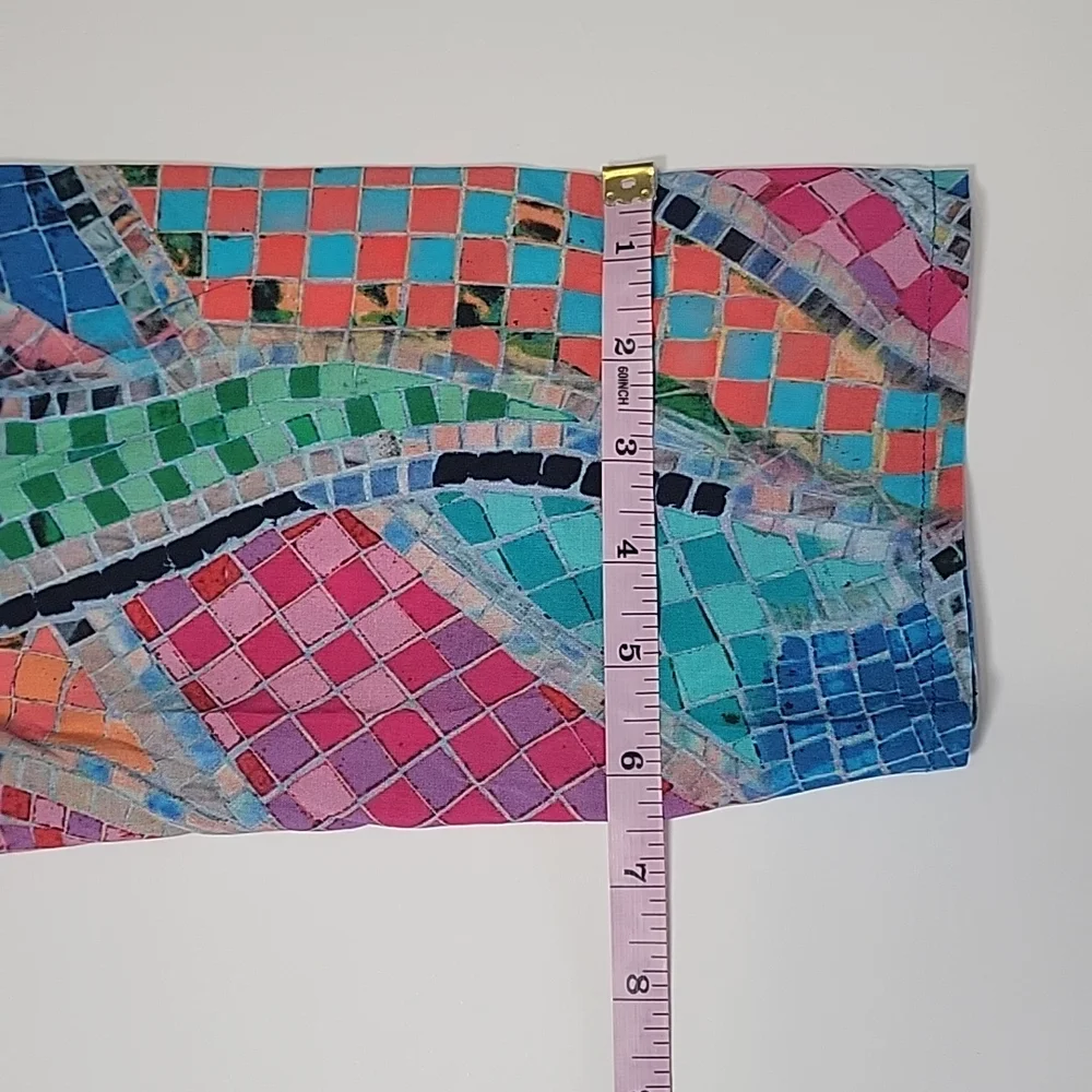 New Soft Surroundings multicolor Marvelous Mosaic topper/cover up women's PL/XL - Picture 11 of 12